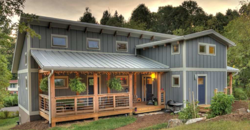This Zero Energy Home in North Carolina does not lack in amenities, comfort or aesthetics. 